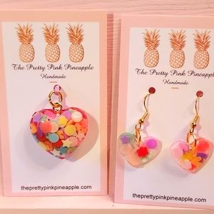 Handmade Birthday Pendant and Earrings